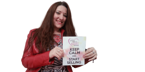 Cindy Vranken zegt Keep calm and start selling